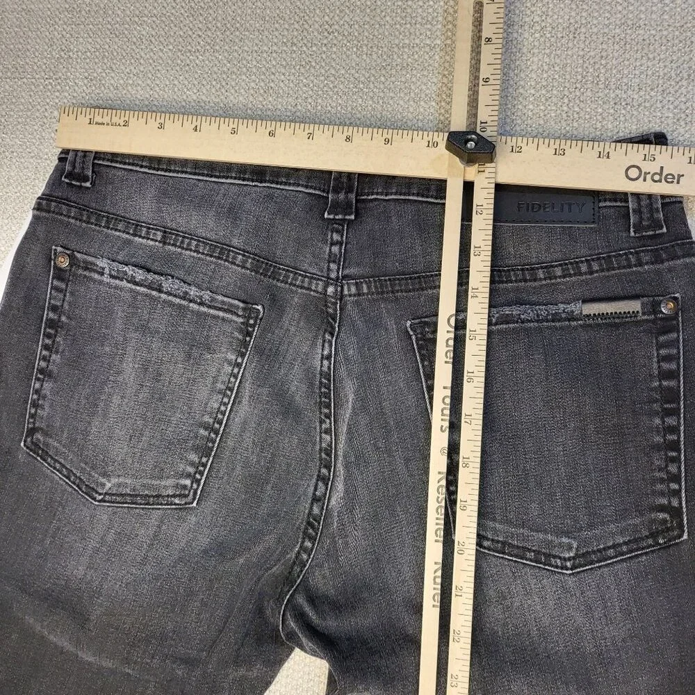 Fidelity Men's Hendrix Denim Indie Skinny Steel Wash Jeans 31x32 NWT $195 - Picture 10 of 14